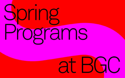 Spring Programs at BGC graphic